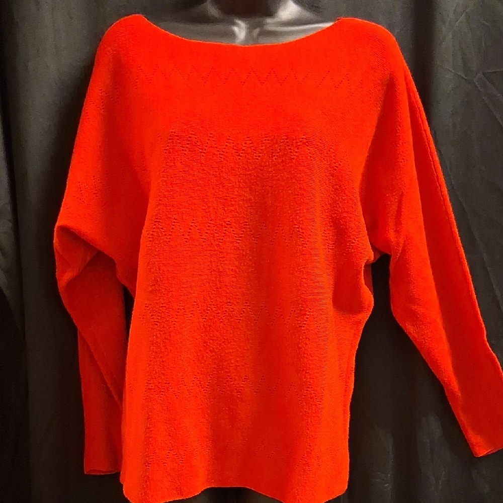 Bold Red Women's Crew Neck Sweater